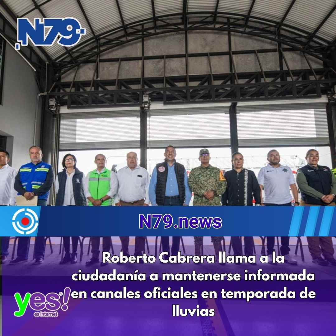 Roberto Cabrera llama a la ciudadanía a mantenerse informada en canales oficiales en temporada de lluvias