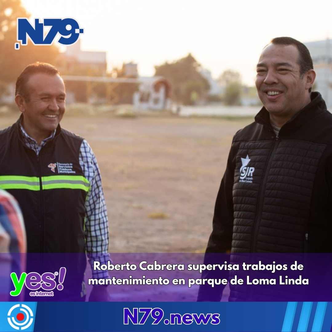 Roberto Cabrera supervisa trabajos de mantenimiento en