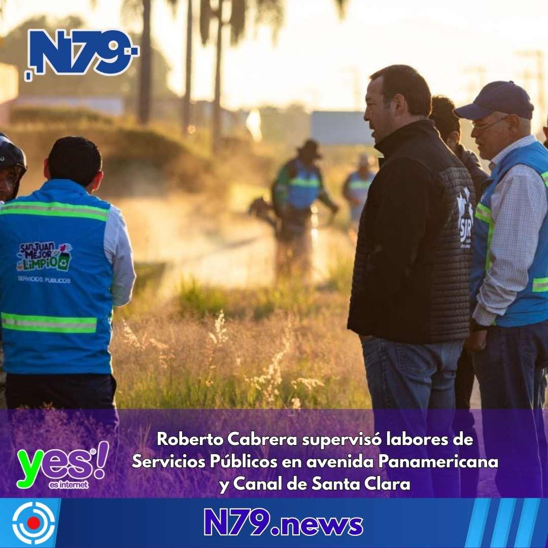 Roberto Cabrera supervisó labores de Servicios Públicos en avenida Panamericana y Canal de Santa Clara