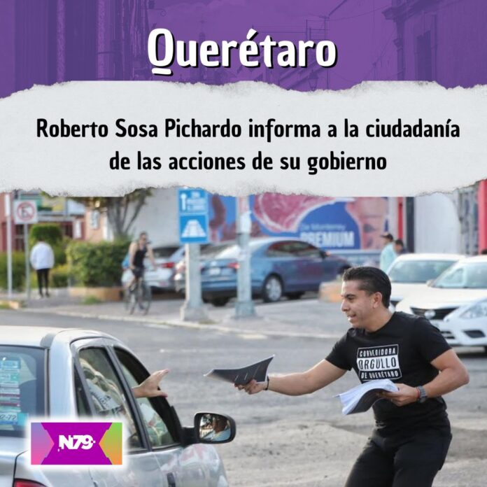 Roberto Sosa Pichardo informa a la ciudadanía de las acciones de su gobierno