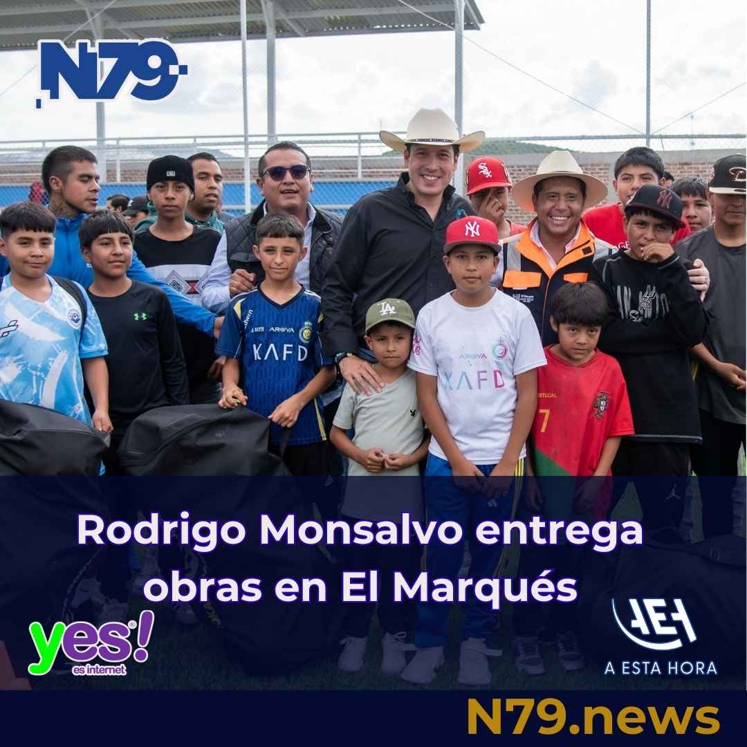 Rodrigo Monsalvo entrega obras en El Marqués