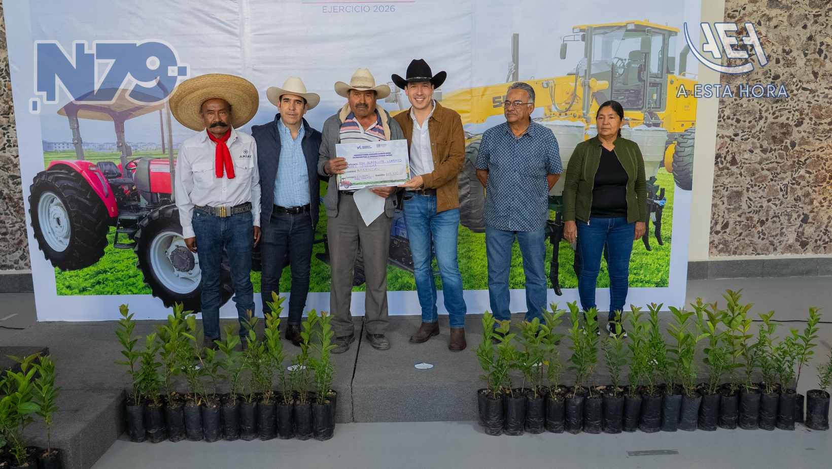 Rodrigo Monsalvo fortalece al campo con entrega de apoyos a 159 productores locales