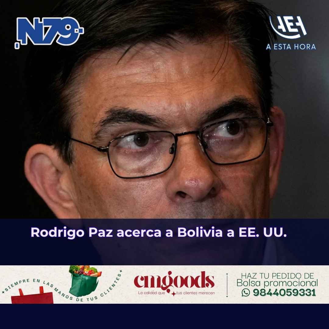 Rodrigo Paz acerca a Bolivia a EE. UU.
