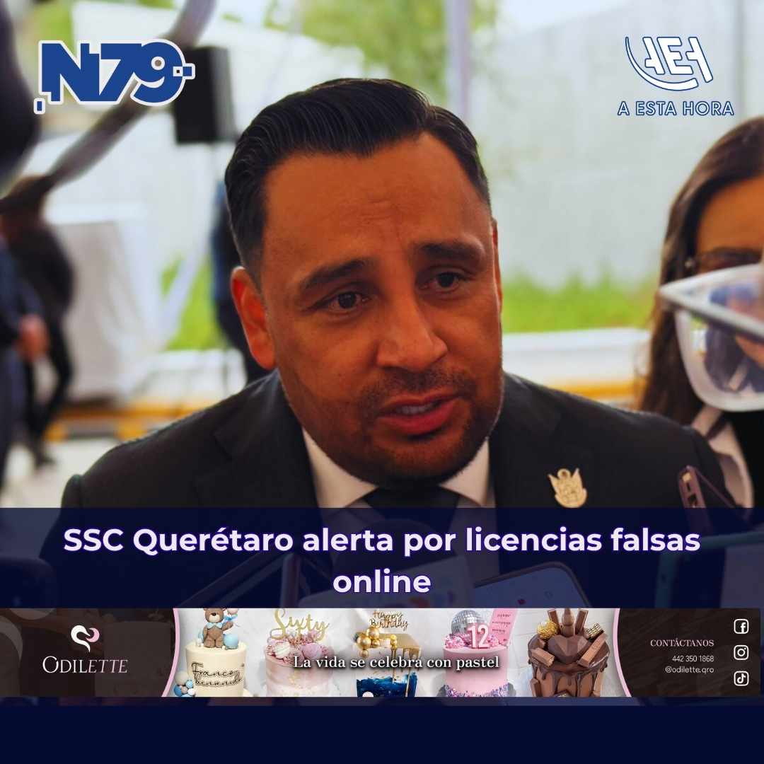 SSC Querétaro alerta por licencias falsas online