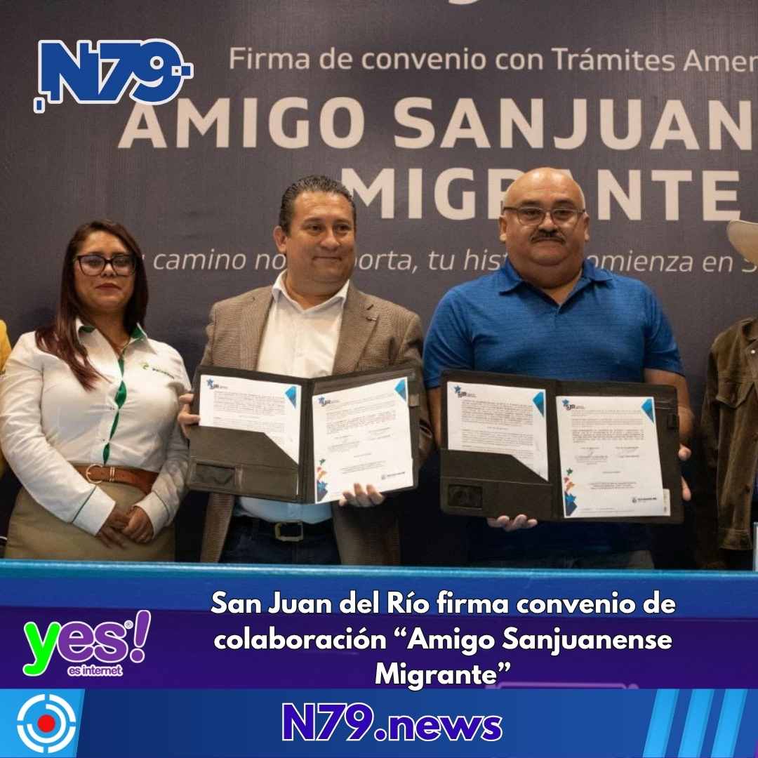 San Juan del Río firma convenio de colaboración “Amigo Sanjuanense Migrante”