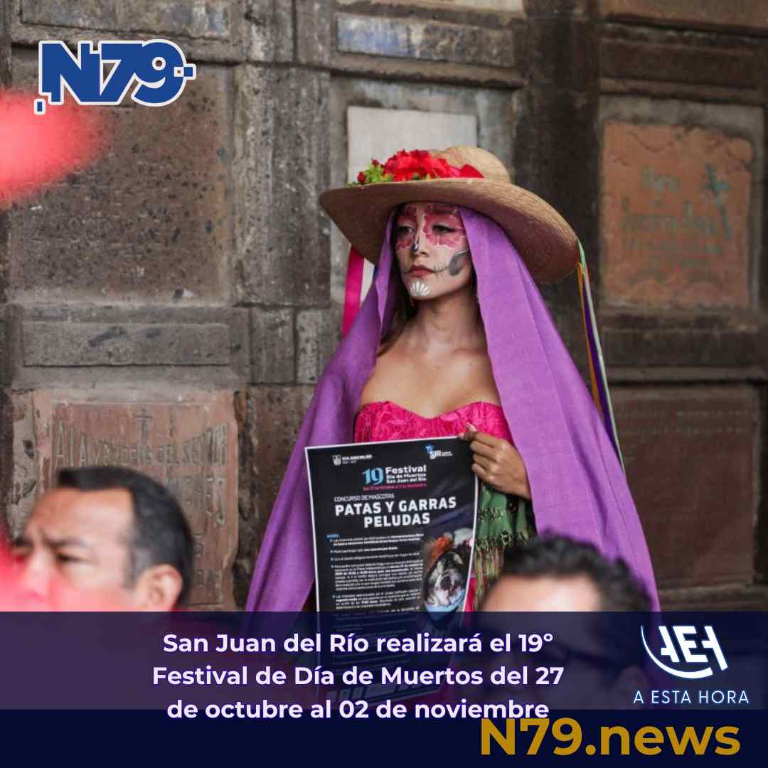 San Juan del Río realizará el 19º Festival de Día de Muertos del 27 de octubre al 02 de noviembre