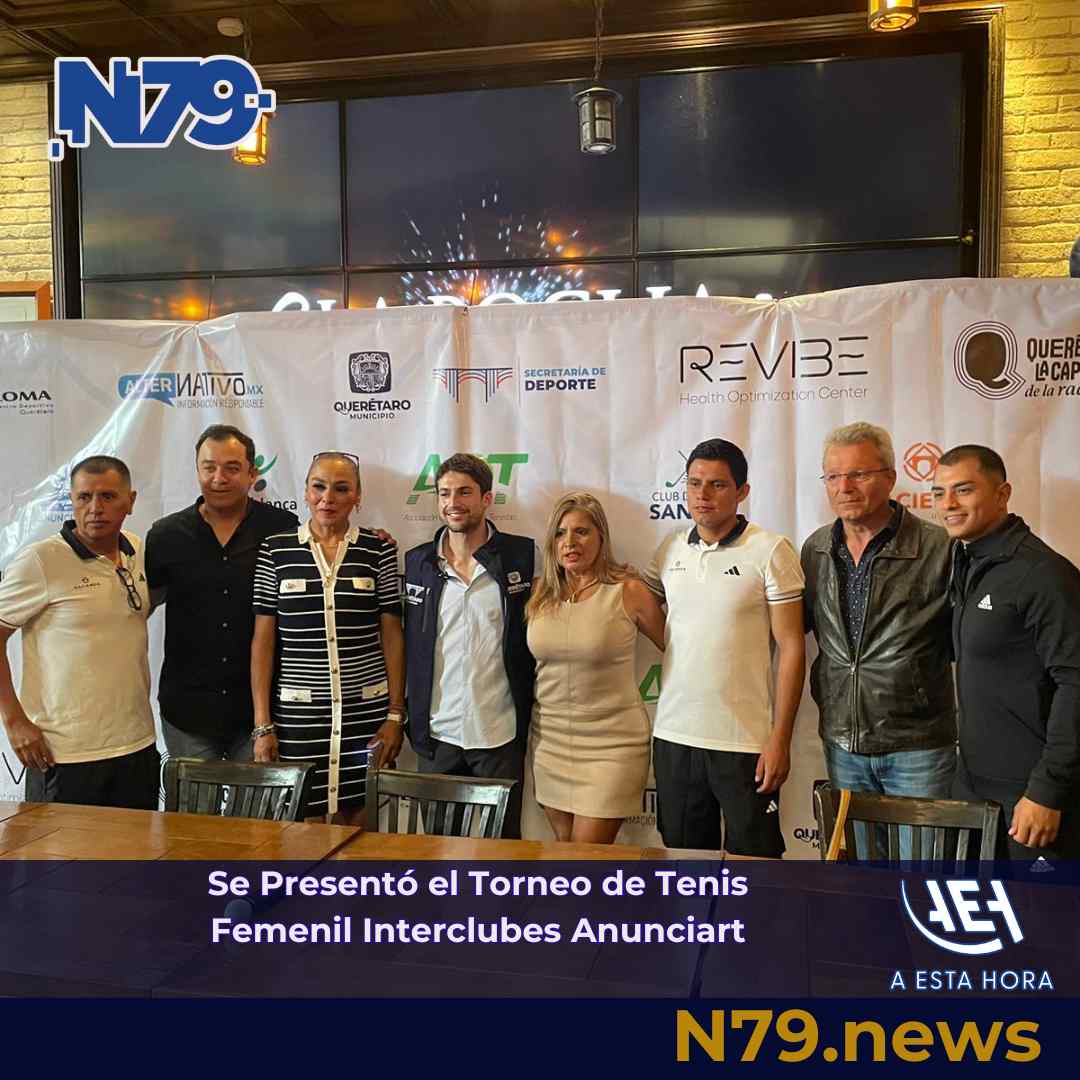 Se Presentó el Torneo de Tenis Femenil Interclubes Anunciart