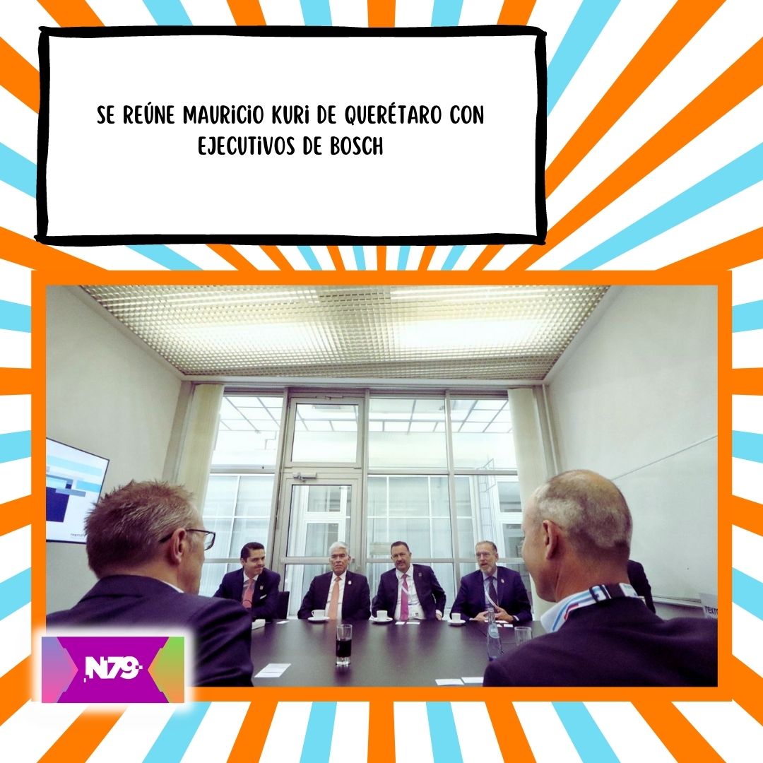 Se reúne Mauricio Kuri de Querétaro con ejecutivos de Bosch