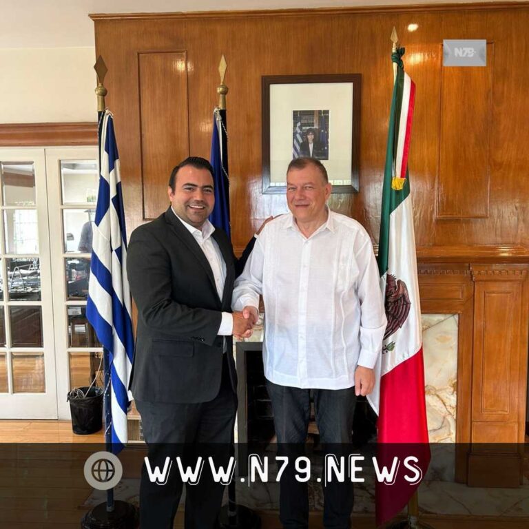 Gaspar Trueba se reunió con el Embajador de Grecia en México