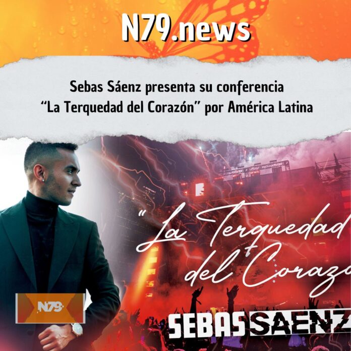 Sebas Sáenz presenta su conferencia “La Terquedad del Corazón” por América Latina