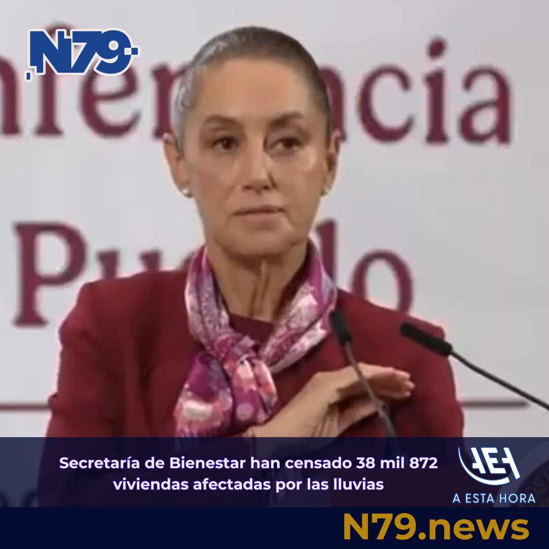 Secretaría de Bienestar han censado 38 mil 872 viviendas afectadas por las lluvias