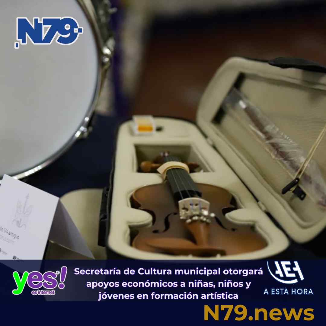 Secretaría de Cultura municipal otorgará apoyos económicos a niñas, niños y jóvenes en formación artística
