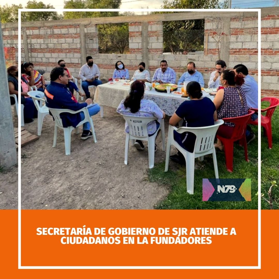 Secretaría de Gobierno de SJR atiende a ciudadanos en la Fundadores