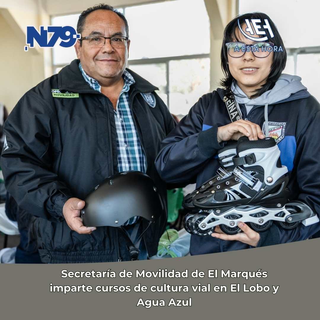 Secretaría de Movilidad de El Marqués imparte cursos de cultura vial en El Lobo y Agua Azul