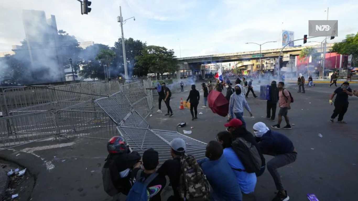 Segundo día de protestas en Panamá para rechazar contrato minero