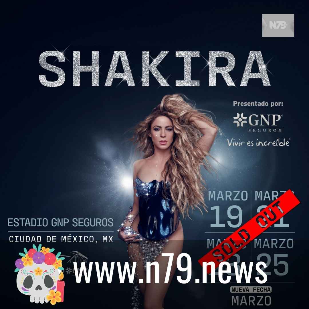 Shakira anuncia nuevas fechas en México para 2025