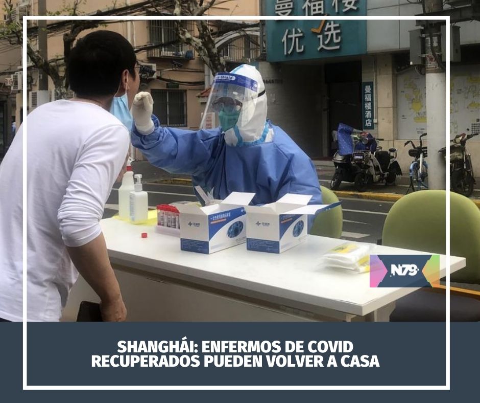 Shanghái Enfermos de COVID recuperados pueden volver a casa