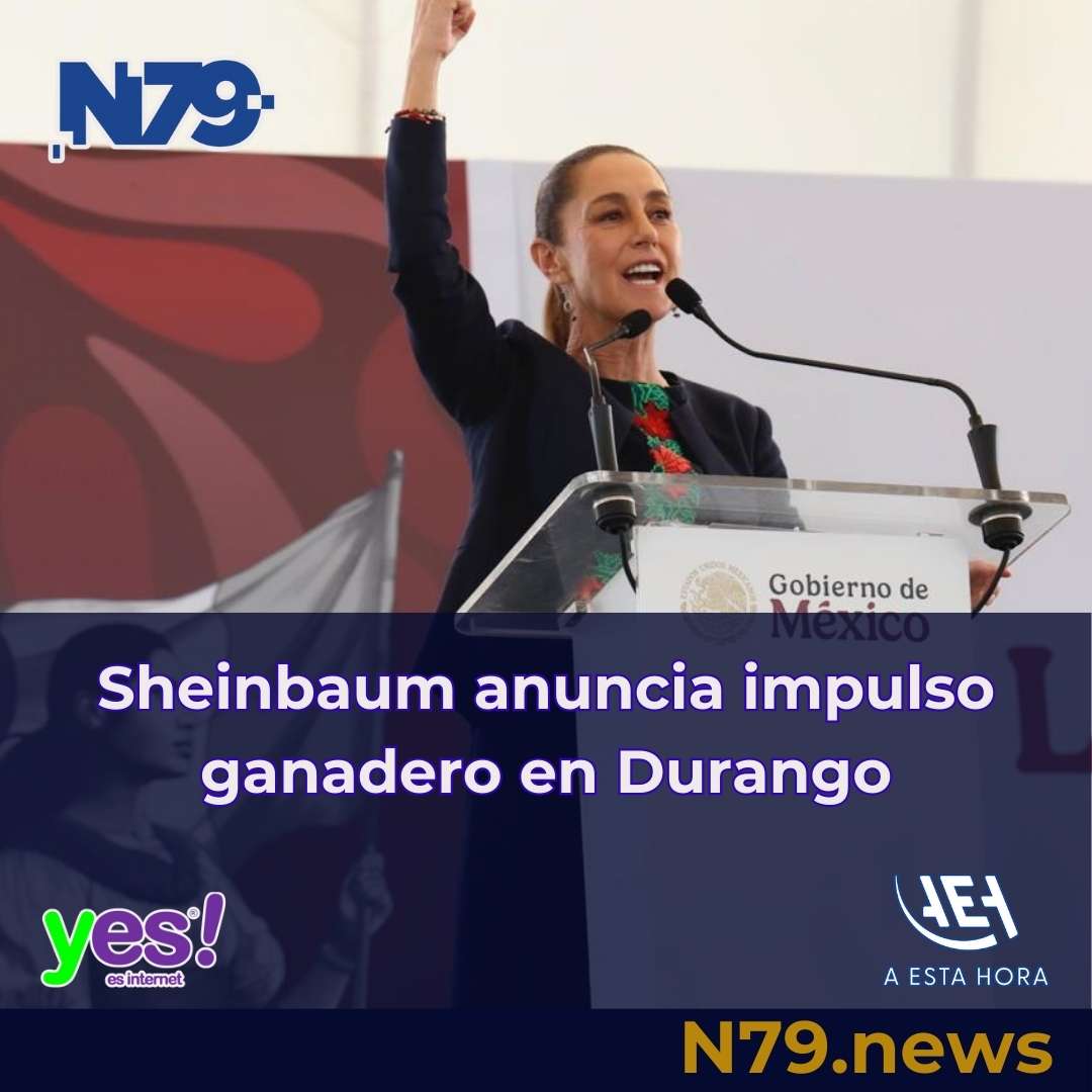 Sheinbaum anuncia impulso ganadero en Durango