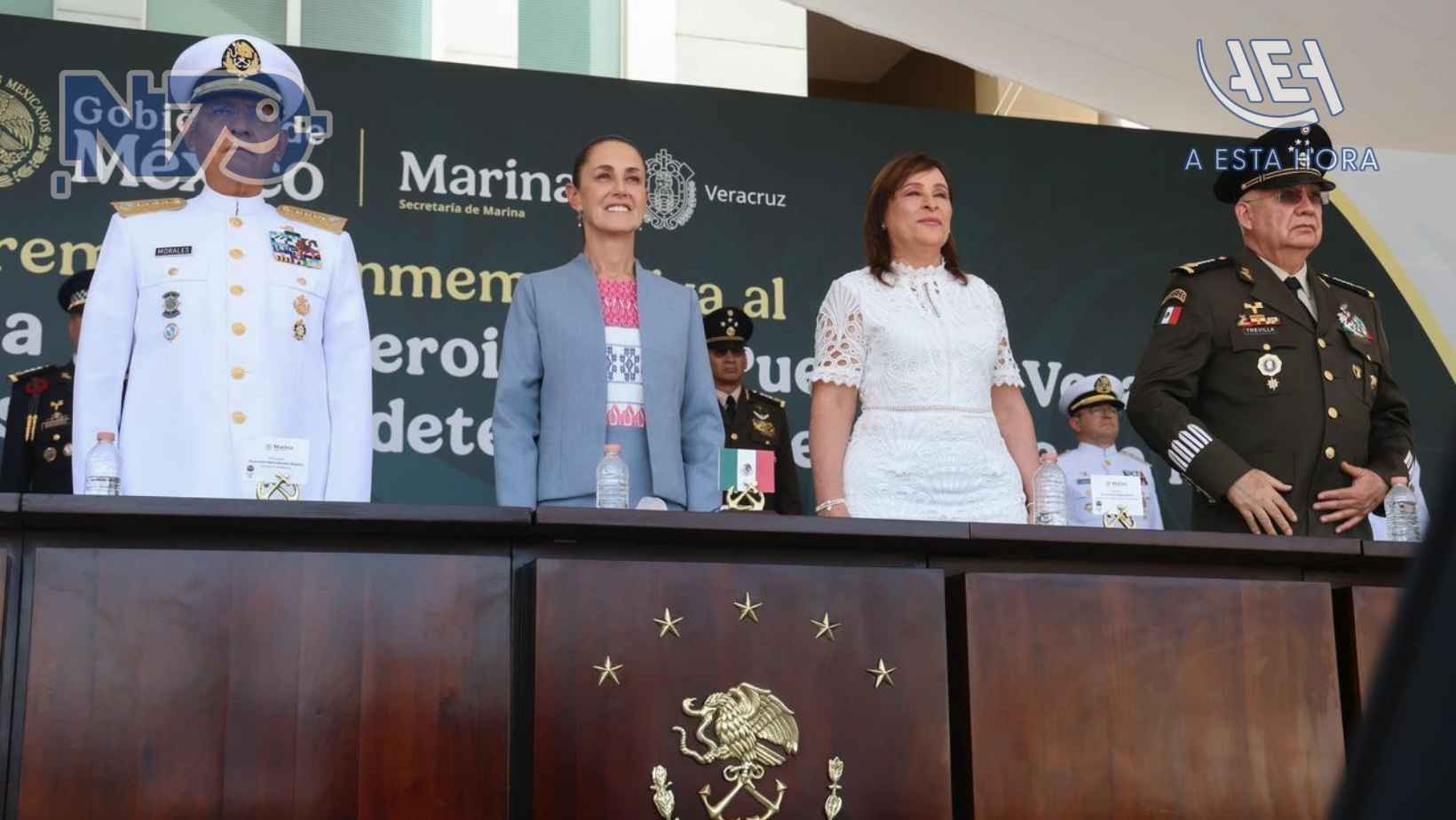 Sheinbaum encabeza aniversario de defensa de Veracruz