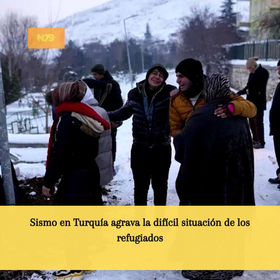 Sismo en Turquía agrava la difícil situación de los refugiados