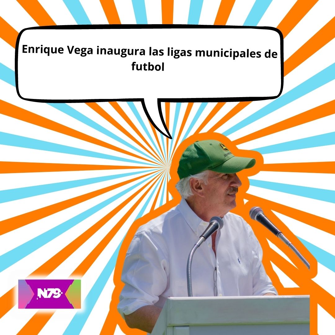 Enrique Vega inaugura las ligas municipales de futbol