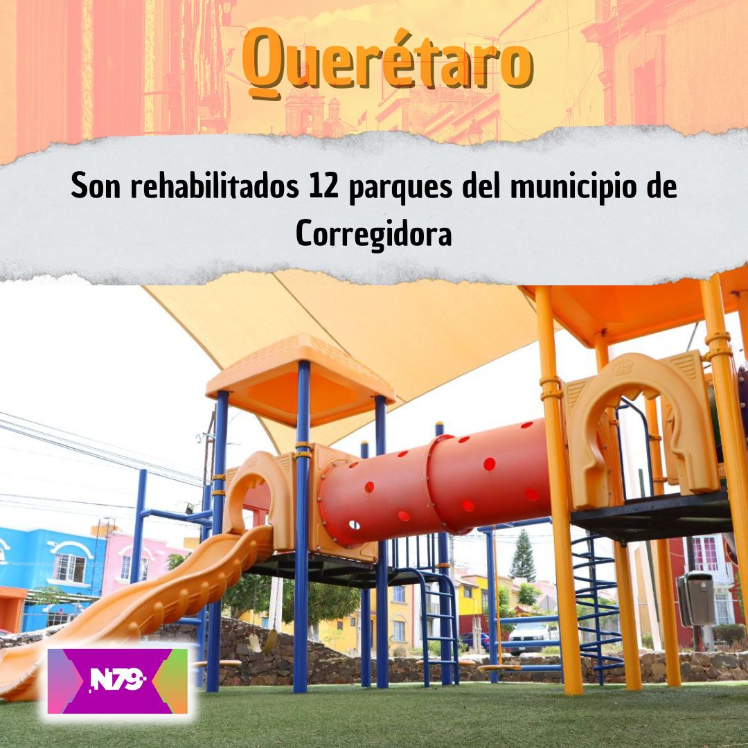 Son rehabilitados 12 parques del municipio de Corregidora