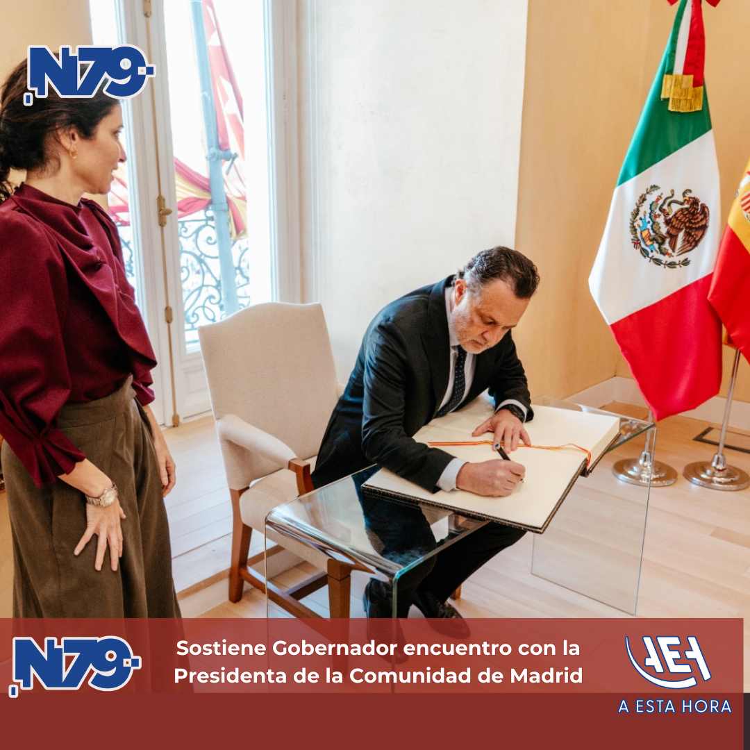 Sostiene Gobernador encuentro con la Presidenta de la Comunidad de Madrid