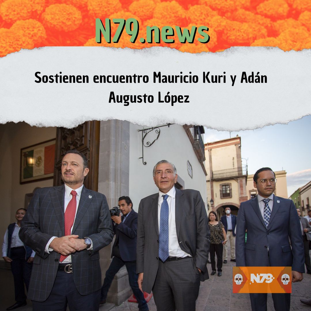 Sostienen encuentro Mauricio Kuri y Adán Augusto López