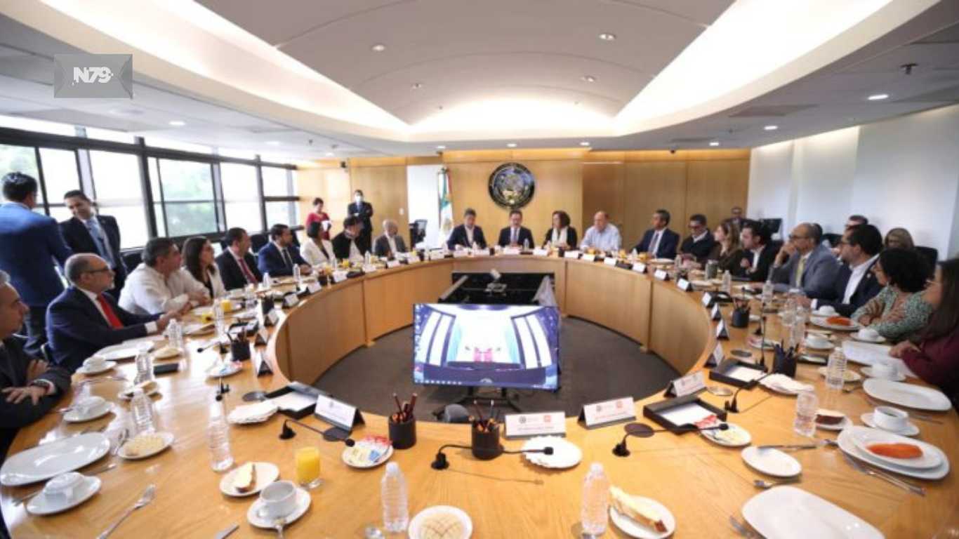 Sostienen encuentro consejeras y consejeros del INE con líderes de los grupos parlamentarios de la Cámara de Diputados