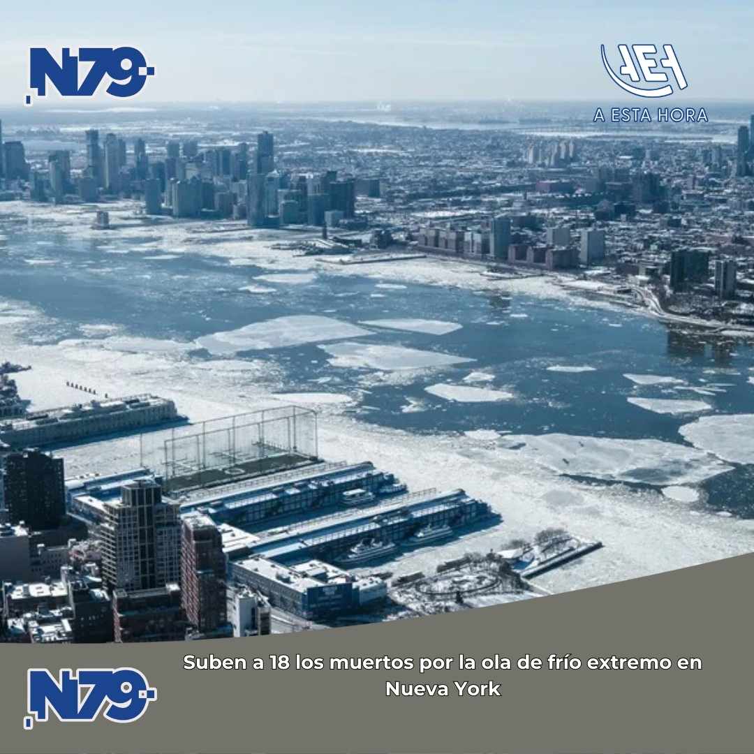 Suben a 18 los muertos por la ola de frío extremo en Nueva York