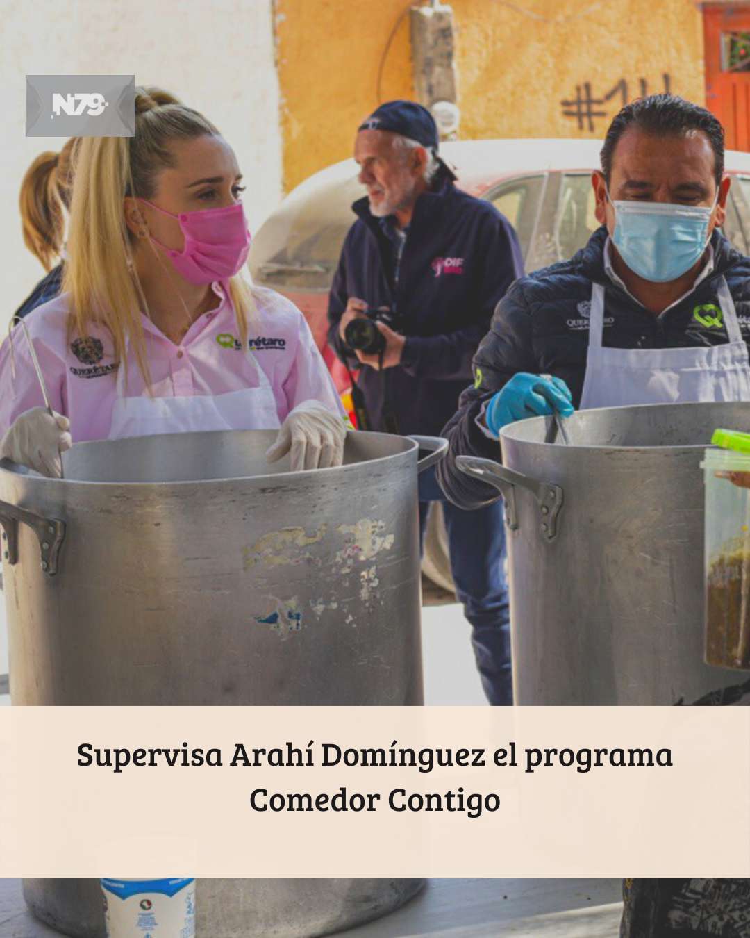 Supervisa Arahí Domínguez el programa Comedor Contigo