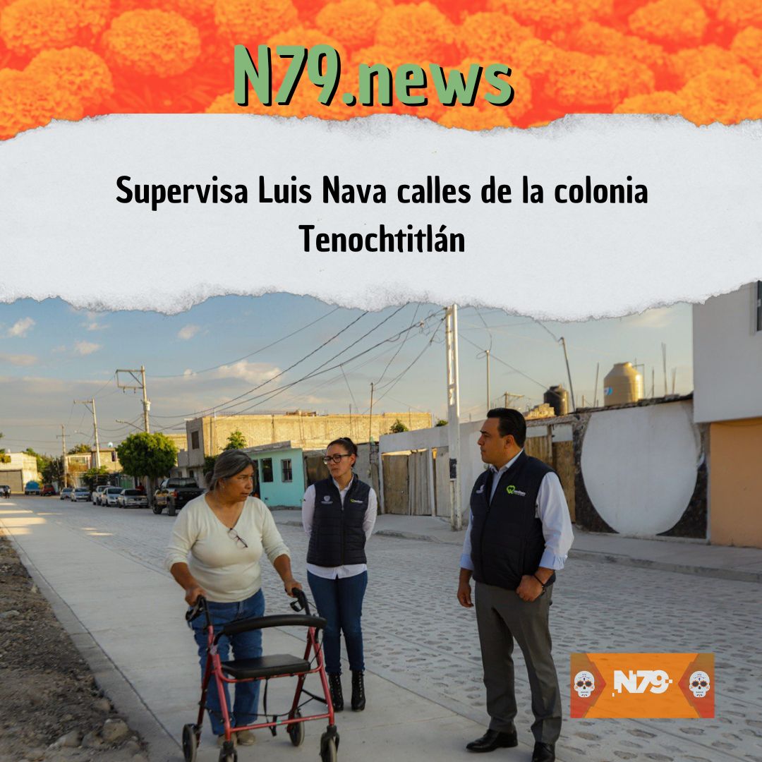 Supervisa Luis Nava calles de la colonia Tenochtitlán