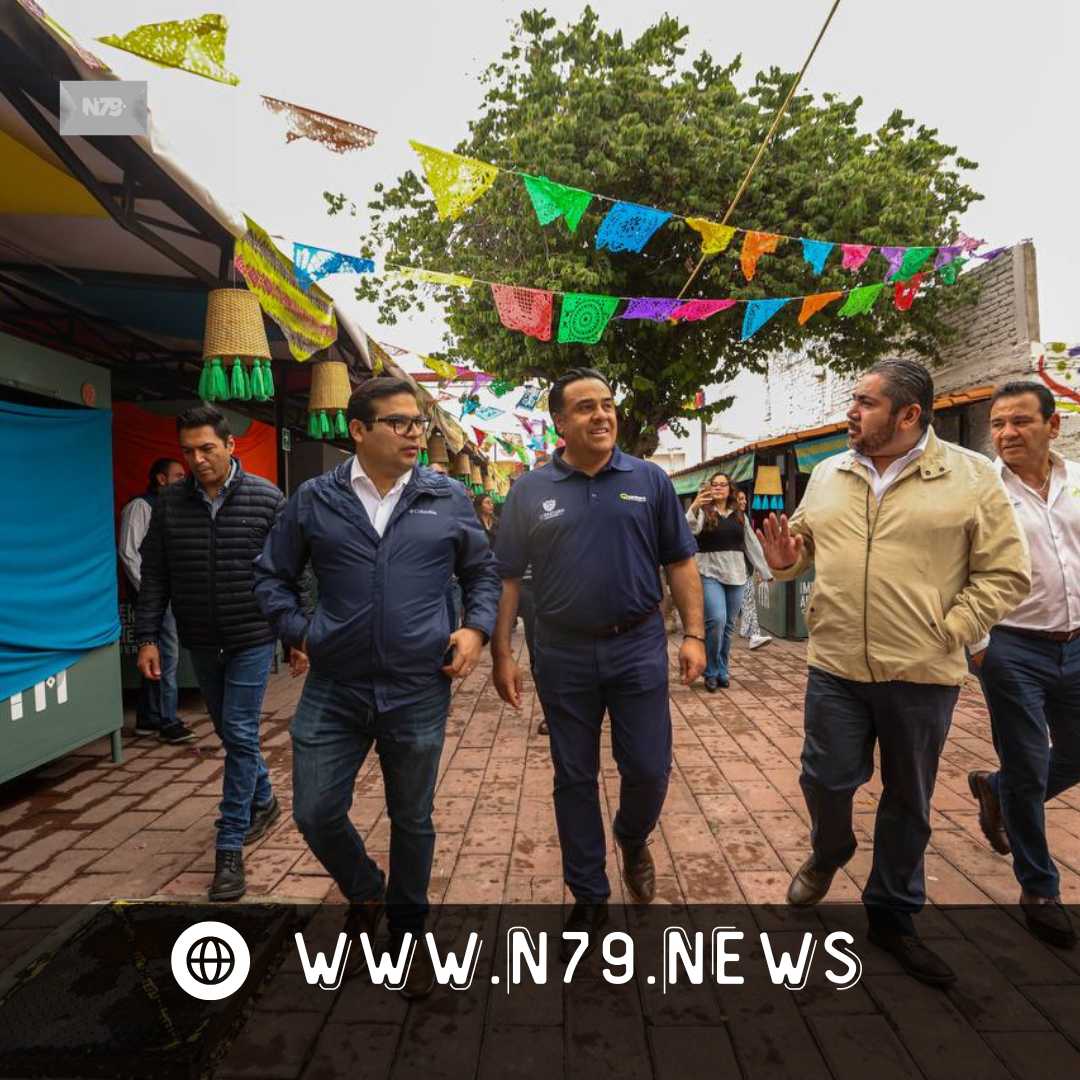 Supervisa Luis Nava instalaciones del Mercado Artesanal Querétaro