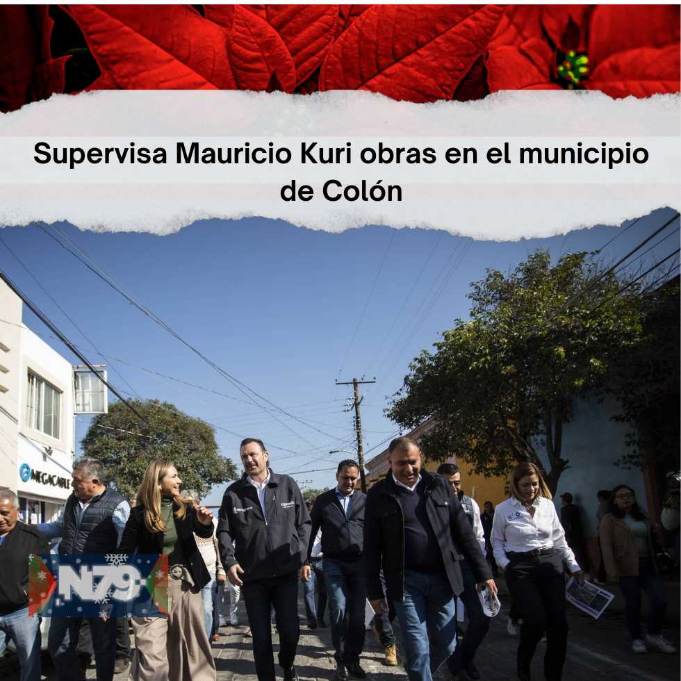 Supervisa Mauricio Kuri obras en el municipio de Colón