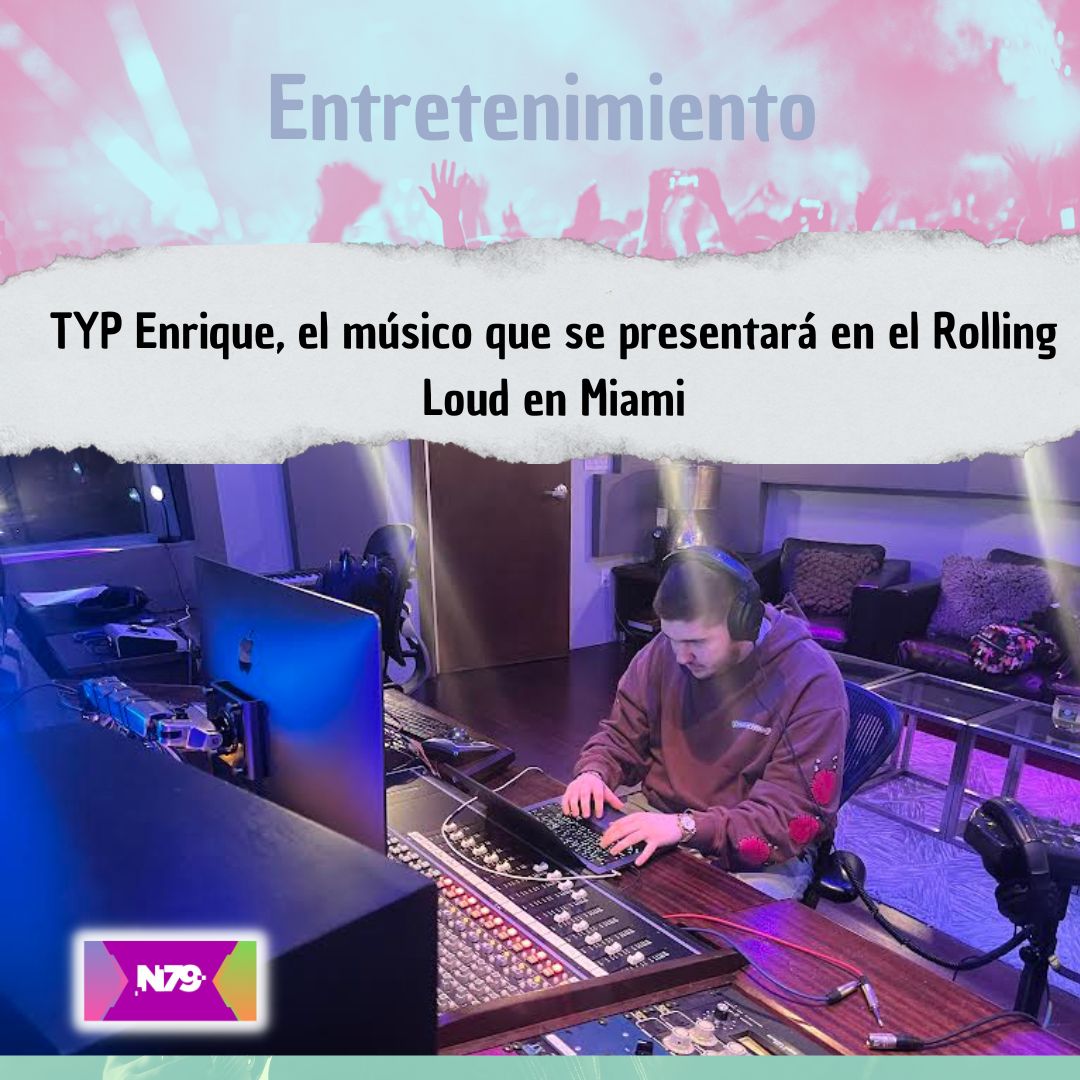 TYP Enrique, el músico que se presentará en el Rolling Loud en Miami
