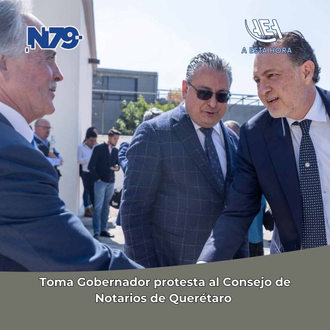 Toma Gobernador protesta al Consejo de Notarios de Querétaro