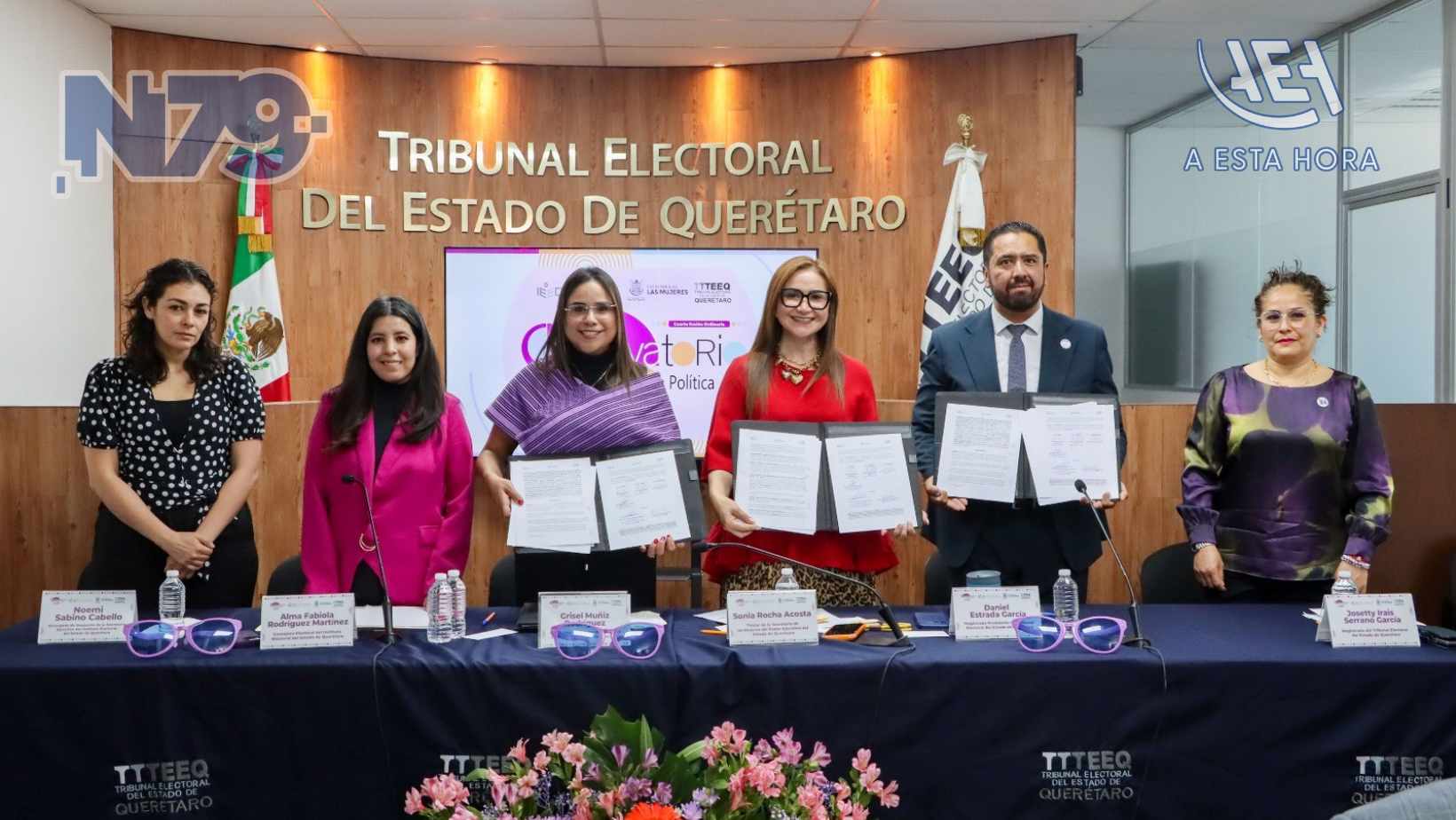 Toma protesta nueva integración del Observatorio de Participación Política de las Mujeres en Querétaro