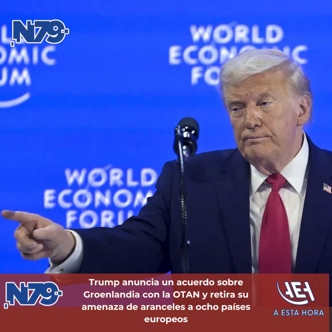 Trump anuncia un acuerdo sobre Groenlandia con la OTAN y retira su amenaza de aranceles a ocho países europeos