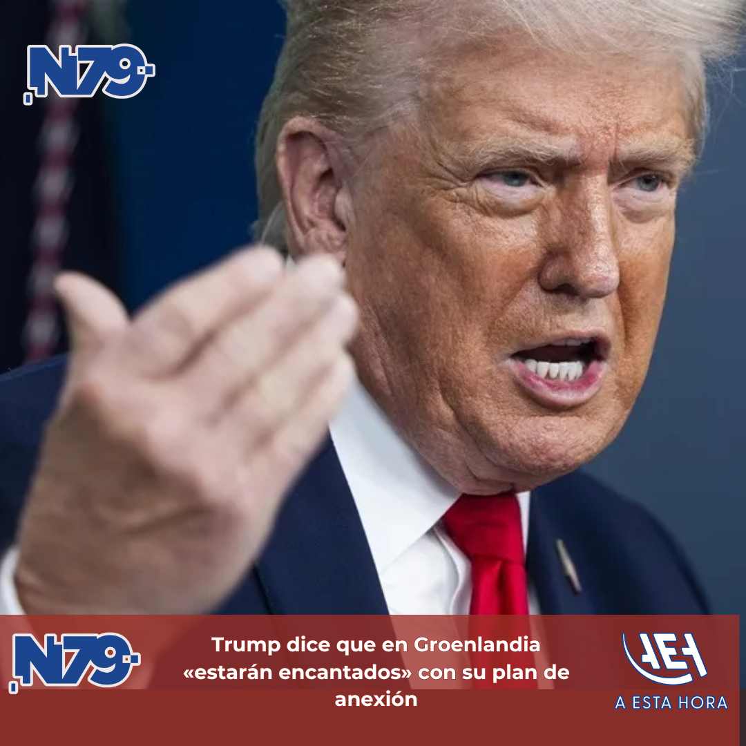 Trump dice que en Groenlandia «estarán encantados» con su plan de anexión