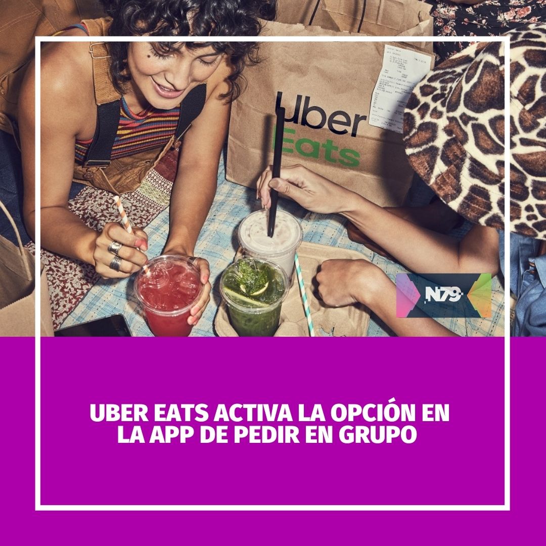 Uber Eats activa la opción en la app de pedir en grupo