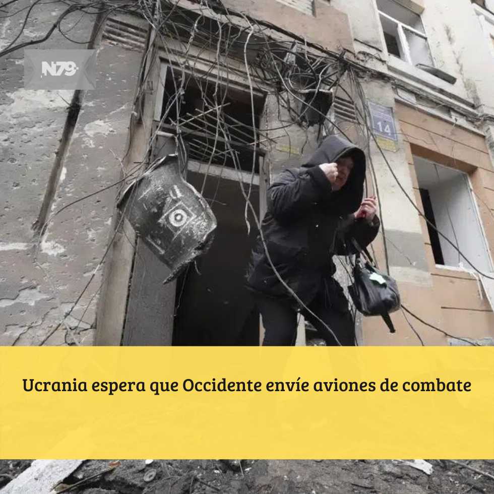 Ucrania espera que Occidente envíe aviones de combate