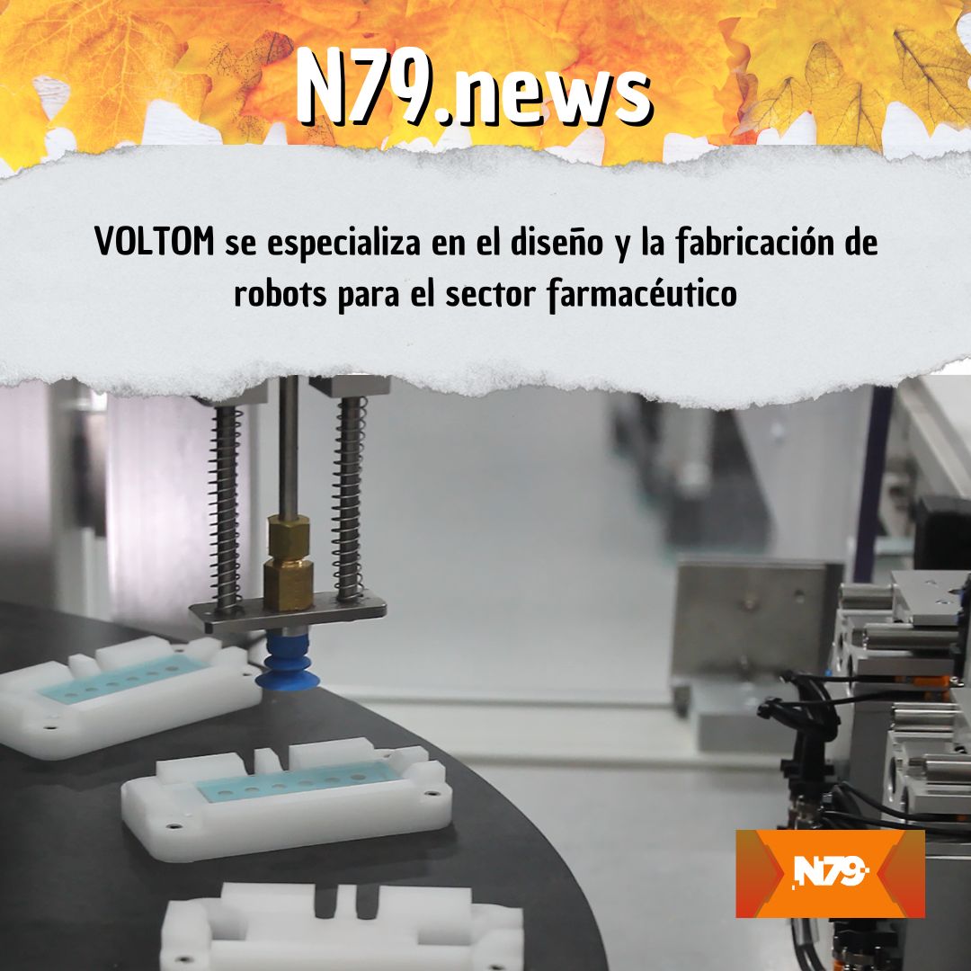 VOLTOM se especializa en el diseño y la fabricación de robots para el sector farmacéutico