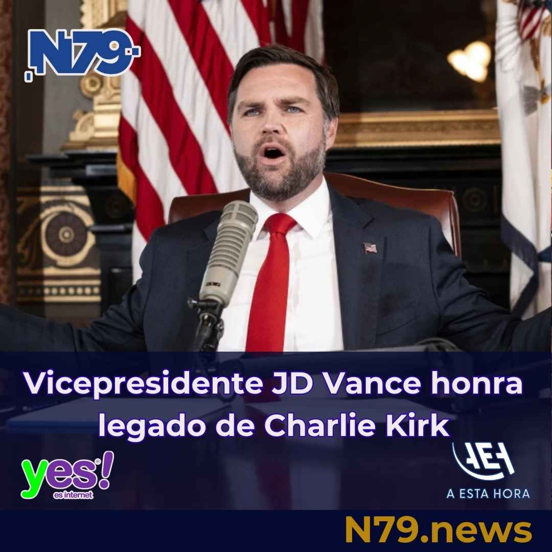 Vicepresidente JD Vance honra legado de Charlie Kirk