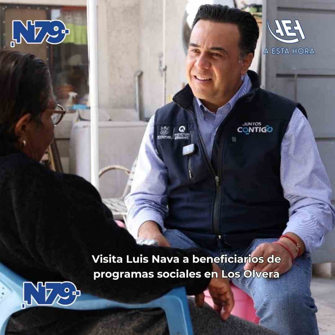 Visita Luis Nava a beneficiarios de programas sociales e