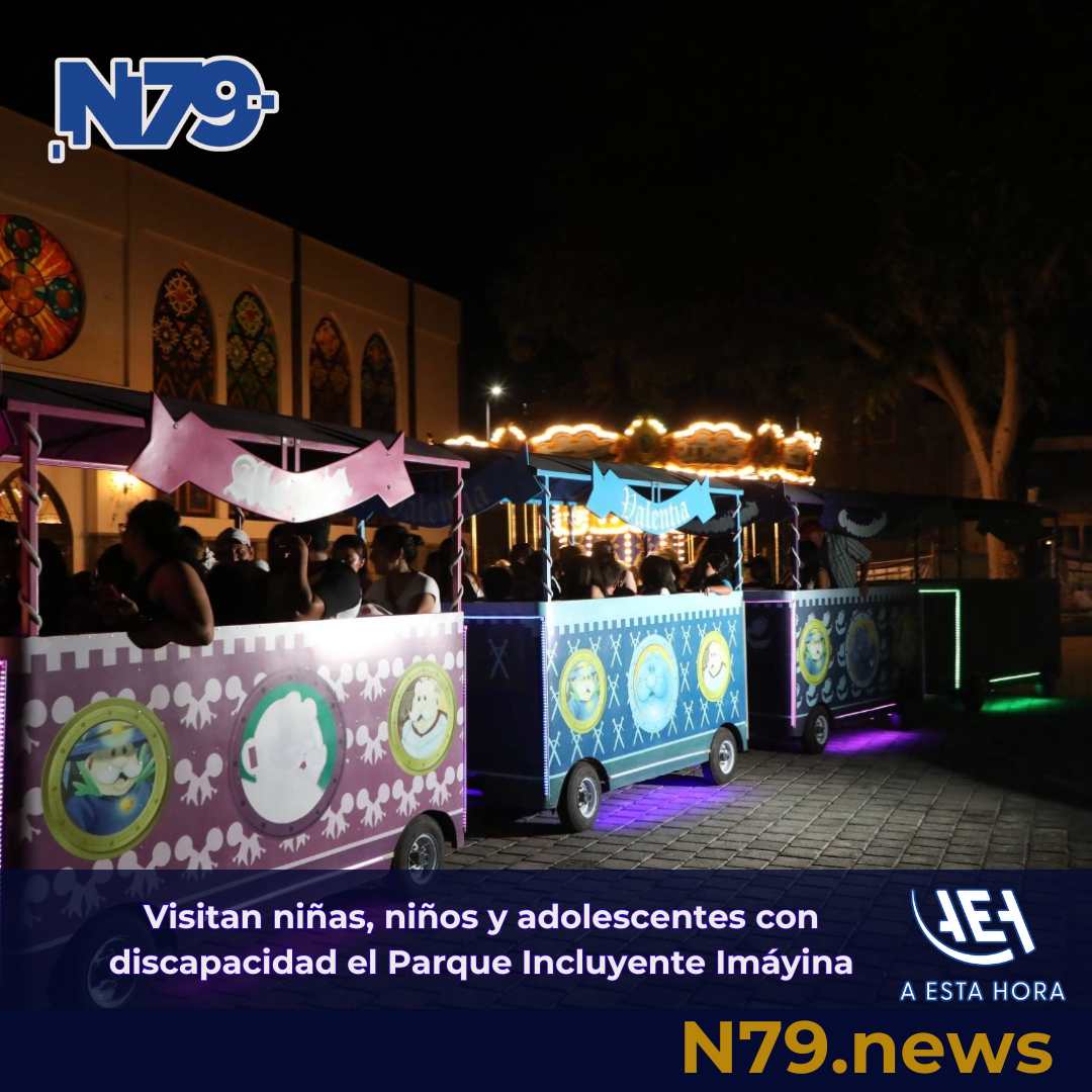 Visitan niñas, niños y adolescentes con discapacidad el Parque Incluyente Imáyina