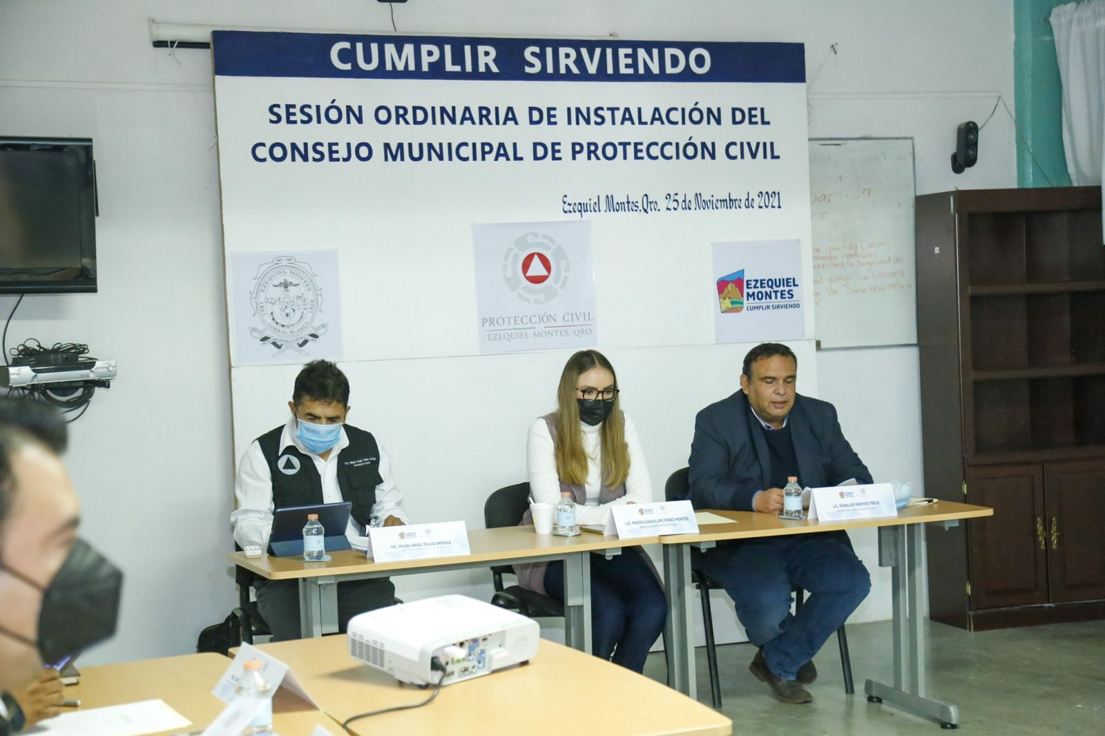 Instalan en Ezequiel Montes Consejo Municipal de Protección Civil