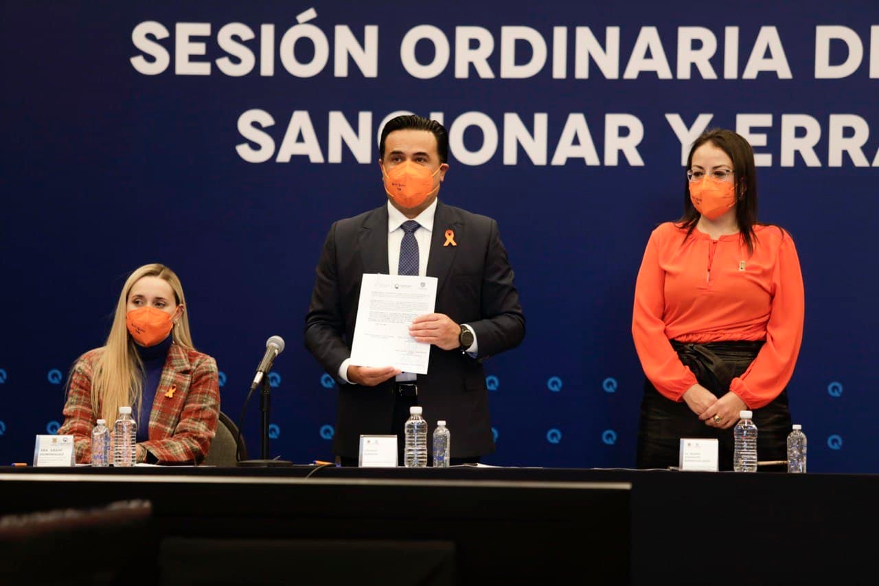 Acude Luis Nava a la sesión del Sistema Estatal para Prevenir, Atender, Sancionar y Erradicar la Violencia Contra las Mujeres
