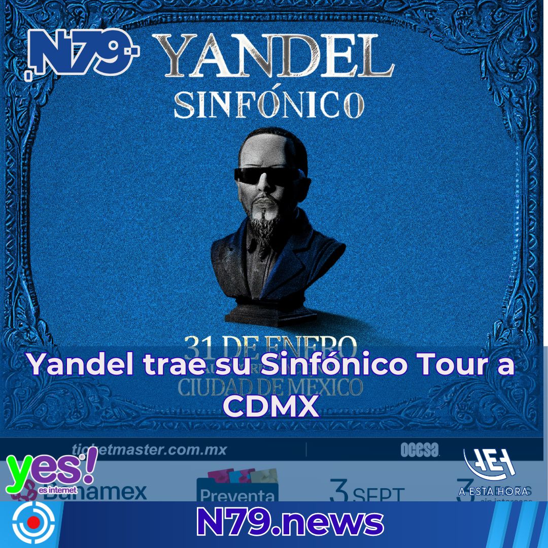 Yandel trae su Sinfónico Tour a CDMX