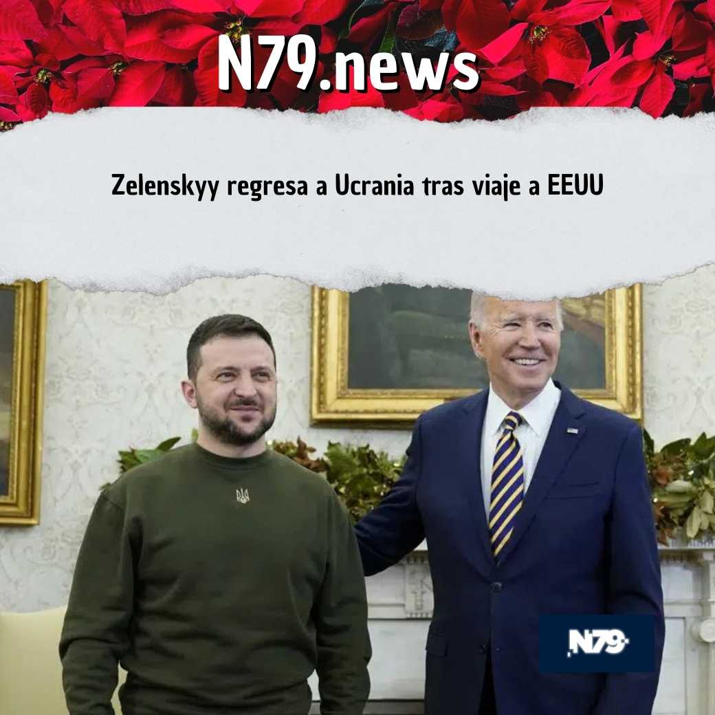 Zelenskyy regresa a Ucrania tras viaje a EEUU