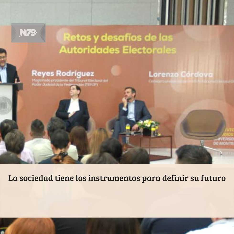 La sociedad tiene los instrumentos para definir su futuro
